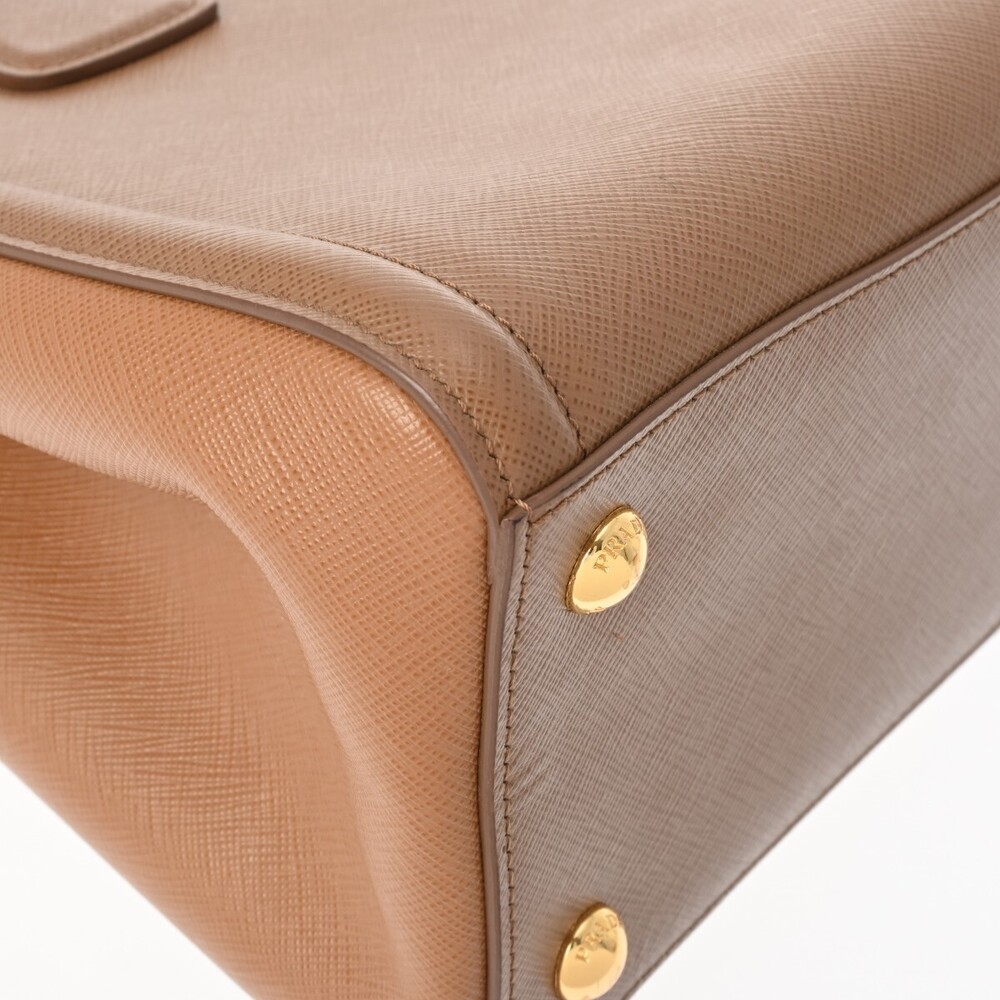 Prada Brown Saffiano Handbag - Picture 6 of 11